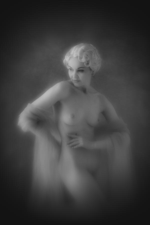 Nude Photograph - Blonde by Mel Brackstone