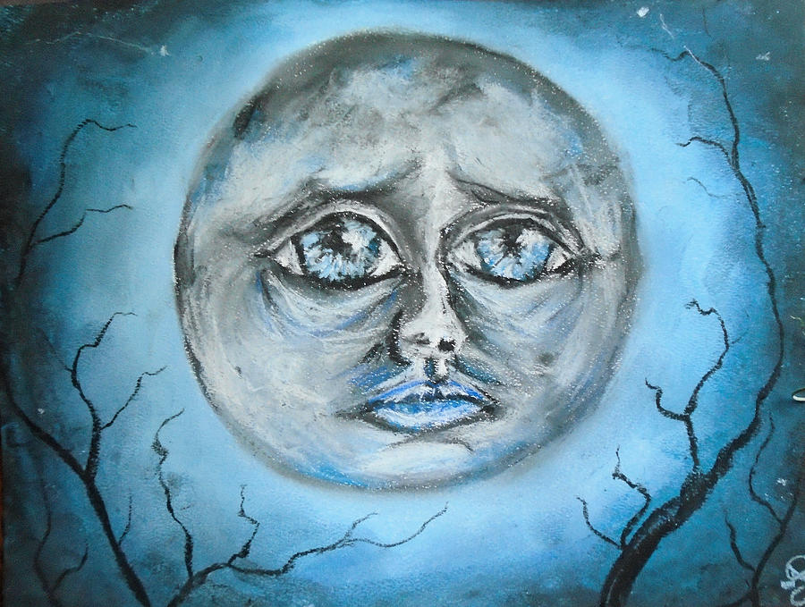 Bloo Moon Pastel by Jen Shearer