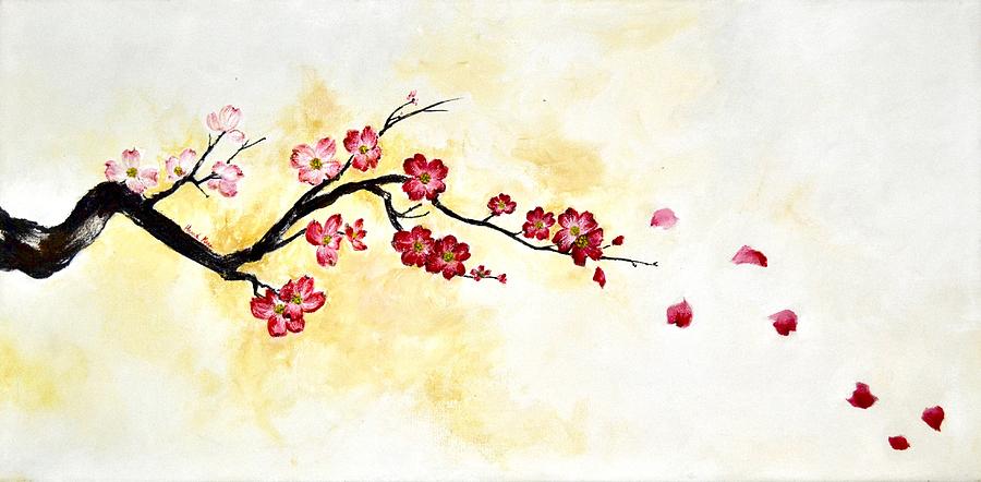 Blood of the Dogwood Painting by Hannah Mann - Fine Art America