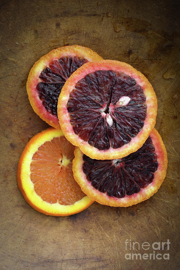 Blood Orange Slices Photograph by Edward Fielding