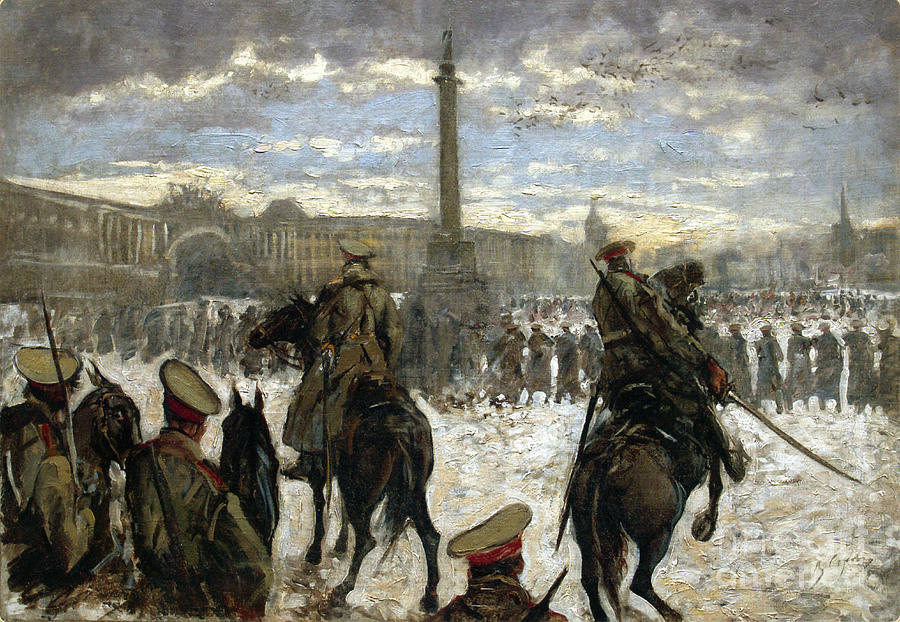 Bloody Sunday 22 January 1905 Drawing by Heritage Images