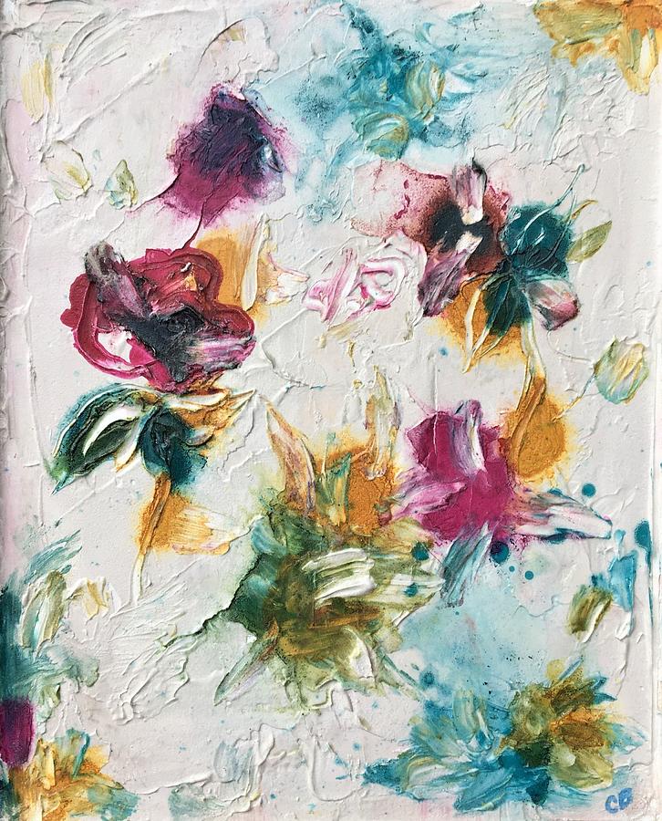 Blooming  Painting by Carrie Joy Byrnes