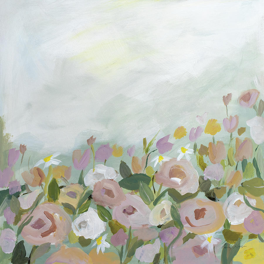 Flower Painting - Blooming Landscape by Pamela Munger