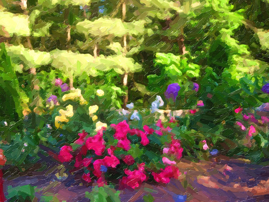Blooms of Duke Gardens Digital Art by David Zimmerman