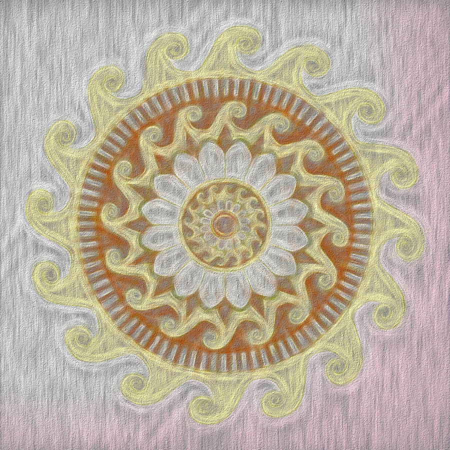 Blossoming Sun Mandala Photograph by Leslie Montgomery