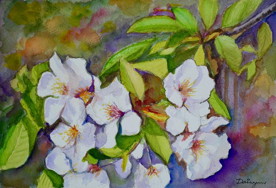 Blossoms In Spring Painting by Dai Wynn