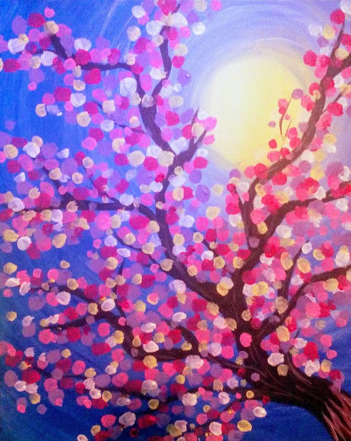 Blossoms Painting by Mercedes Morales - Fine Art America