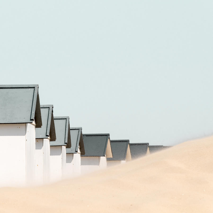 Blowing Sand Photograph by Jacqueline Van Bijnen