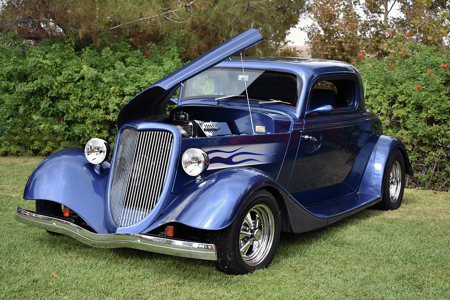 Blue 34 Coupe Photograph by Bill Dutting
