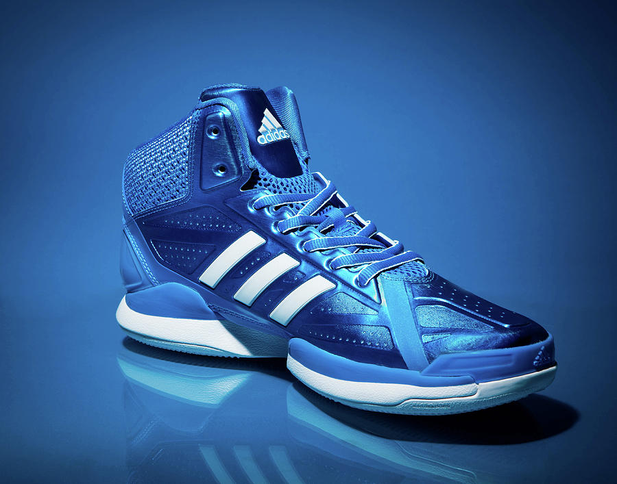 Blue Adidas Basketbal shoe Photograph by Cory Seward | Fine Art America