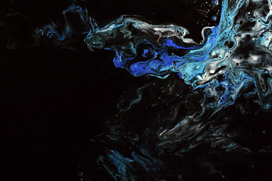 Blue and Black Background by Carlene Smith Blue and Black Background by Carlene Smith
