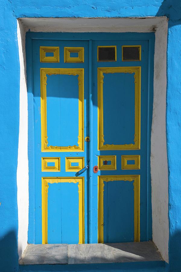 Blue And Yellow Door Photograph by Design Pics / Ken Welsh