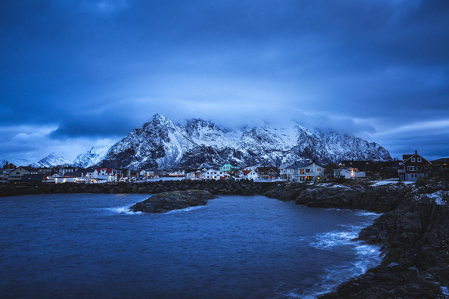 Winter Photograph - Blue by Andreea Selagea