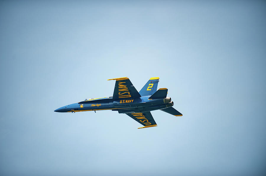 Blue Angel Solo Photograph by Mark Duehmig