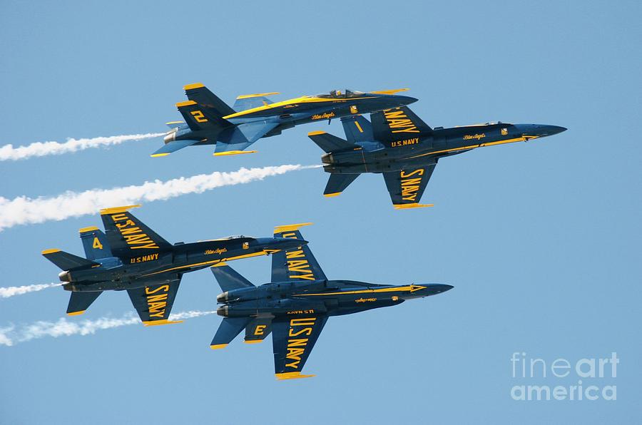 Jet Photograph - #23 Blue Angels  #23 by Tap On Photo