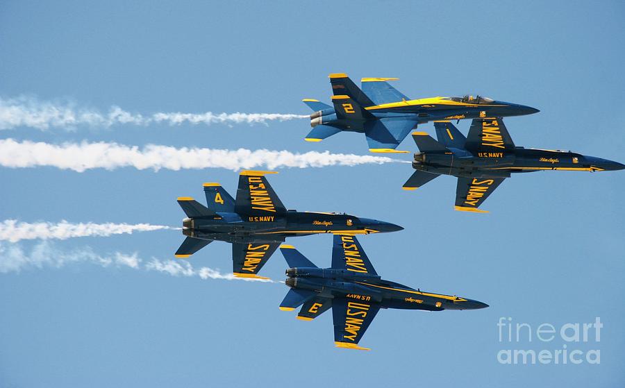 #24 Blue Angels In Action Photograph