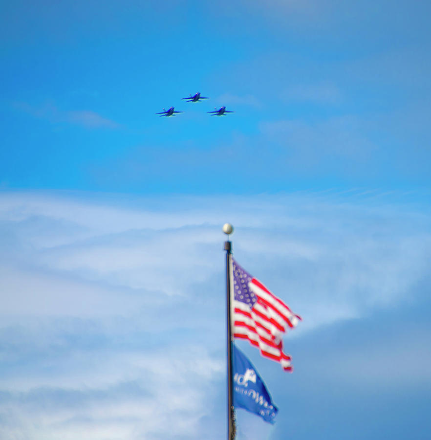 Blue Angels - American Heroes Photograph by Bill Cannon