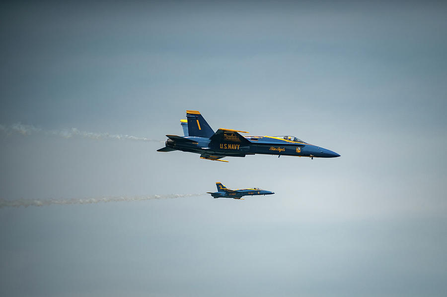 Blue Angels Close Up Photograph by Mark Duehmig