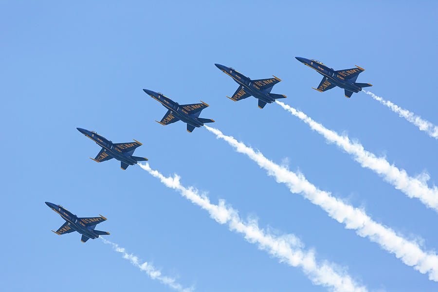 Blue Angels Formation Photograph by Dale Kincaid