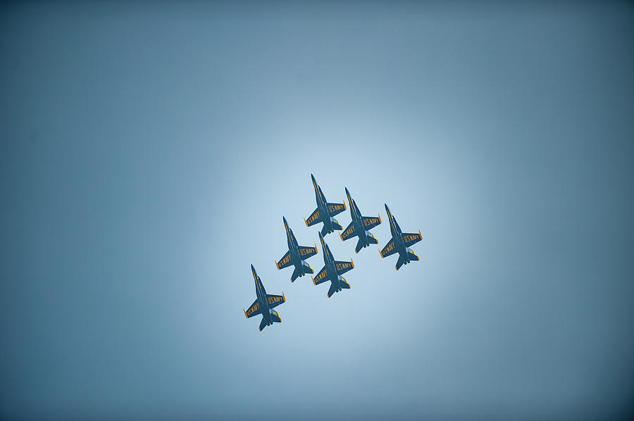 Blue Angels Formation Photograph by Mark Duehmig