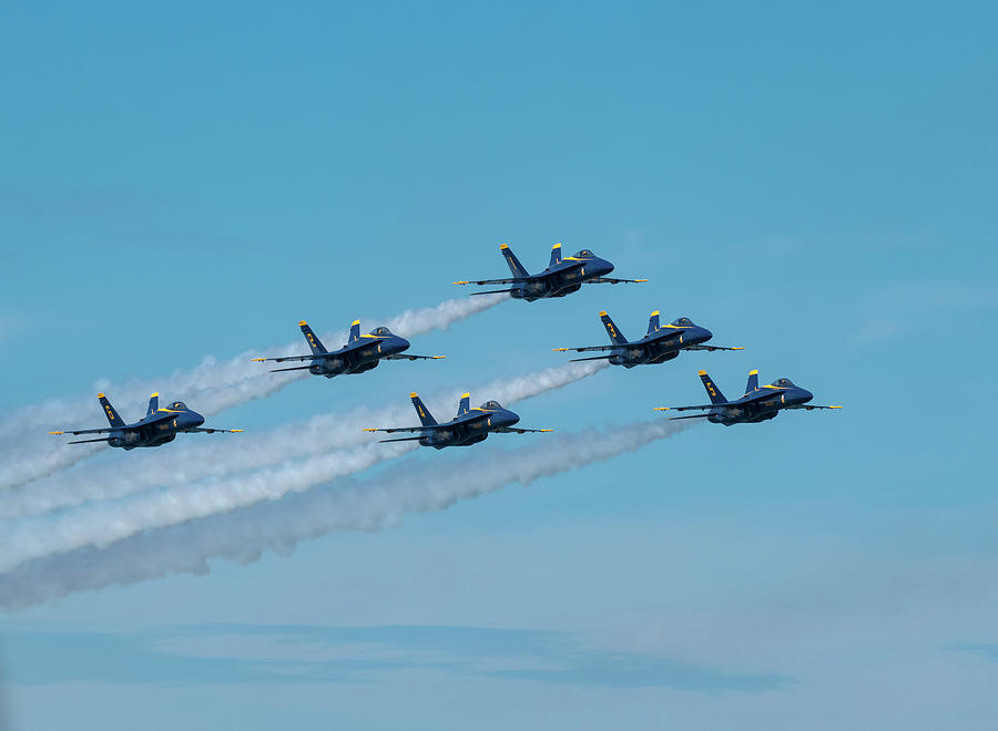 Blue Angels Formation Photograph by Rose Guinther