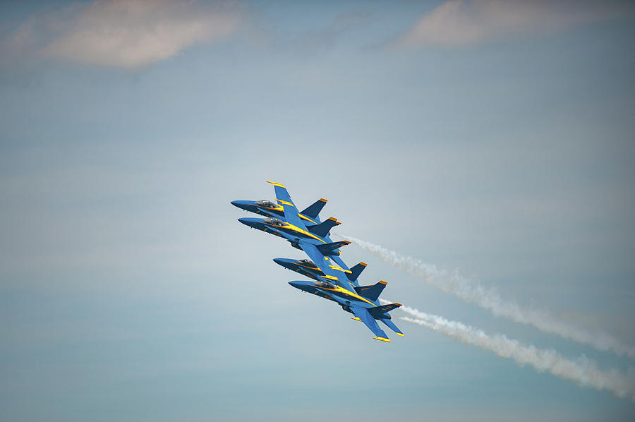 Blue Angels Precision Photograph by Mark Duehmig