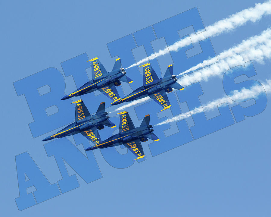 Blue Angels Photograph by Wes and Dotty Weber