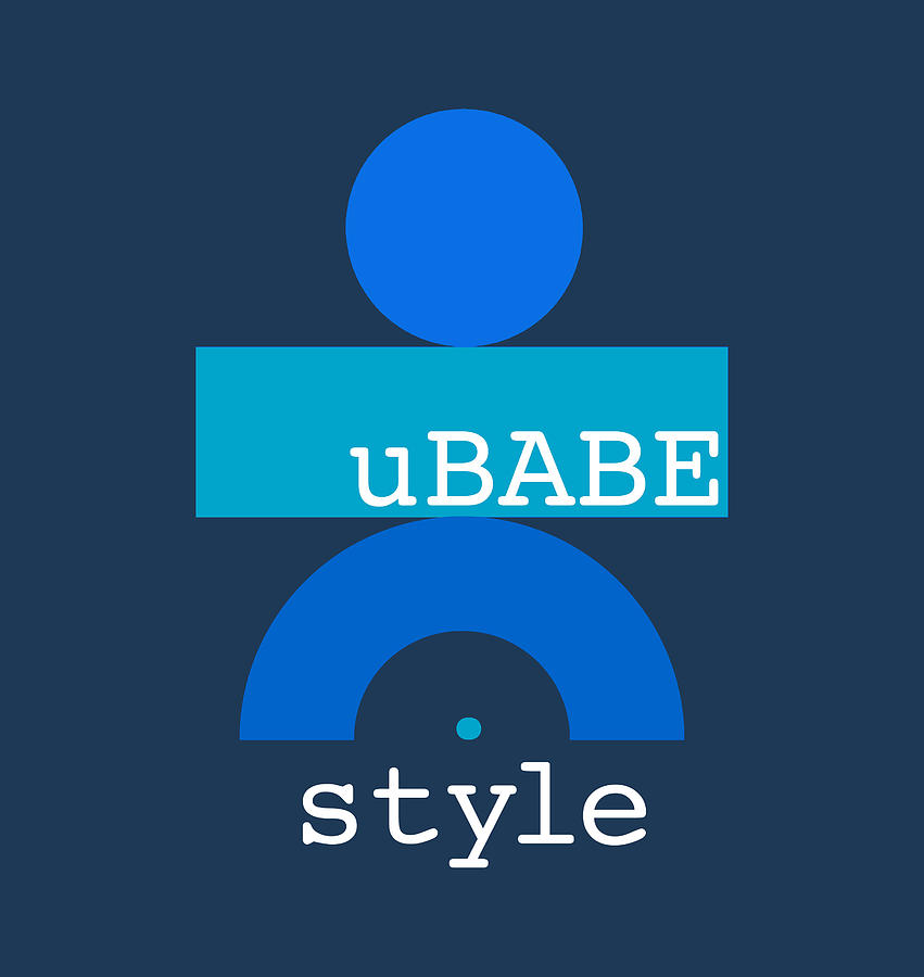 Blue Babe Digital Art by Ubabe Style