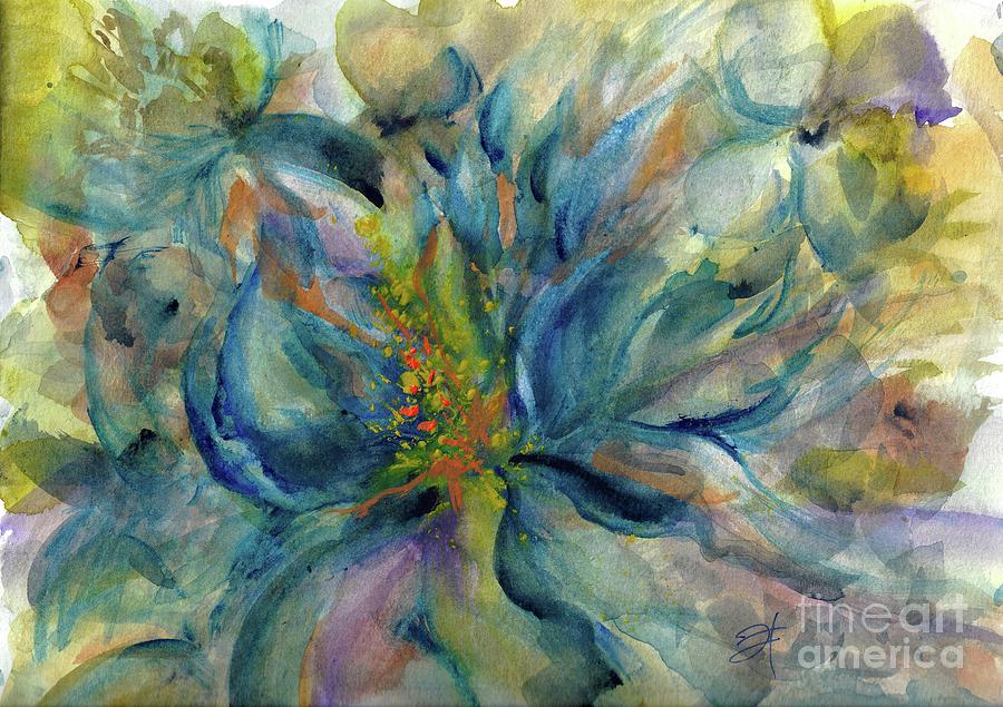 Blue Breeze Painting by Francelle Theriot
