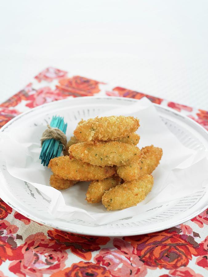 Blue Cheese Croquettes Photograph by Lawton