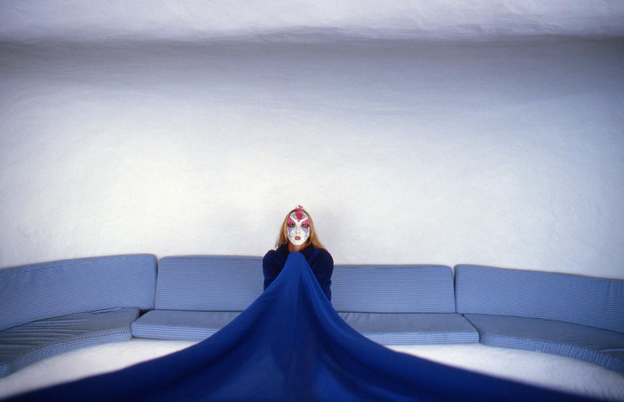 Cover Photograph - Blue Cover (from The Series "imaginations Incognito") by Dieter Matthes