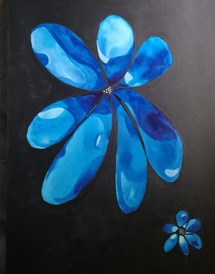 Blue Daisies by Pat Purdy Blue Daisies by Pat Purdy