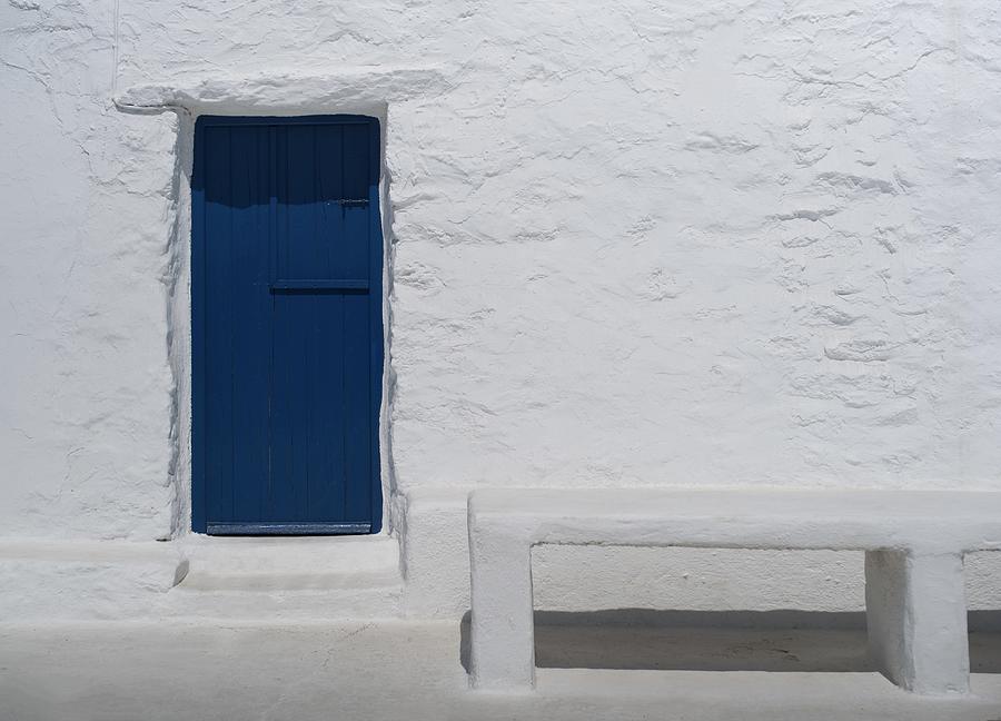 Blue Door Photograph by Adachi Lintaman