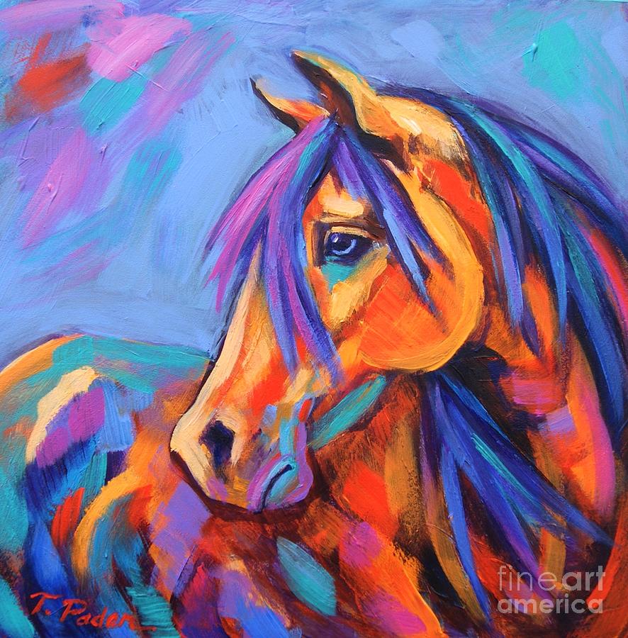 Blue Eyed Beauty Painting by Theresa Paden - Fine Art America