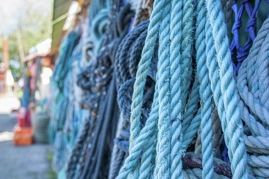 Fishing Ropes On Boat Photograph By John McGraw Fine Art