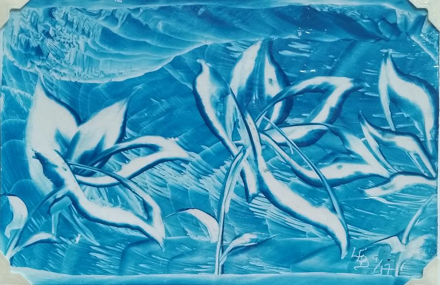 Blue Floral by Lorraine Bradford Blue Floral by Lorraine Bradford