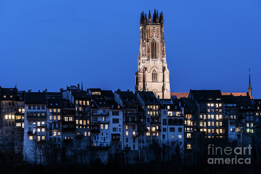 Blue Fribourg Photograph by Didier Marti