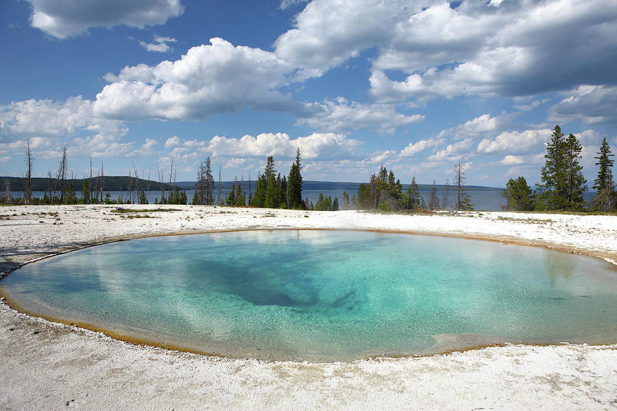 Blue Funnel Spring, West Thumb Geyser Photograph by Daniel Hurst Photography