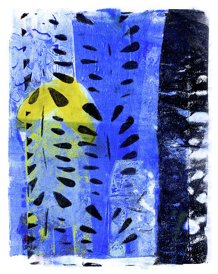 Blue Garden 1 Painting by Tonya Doughty