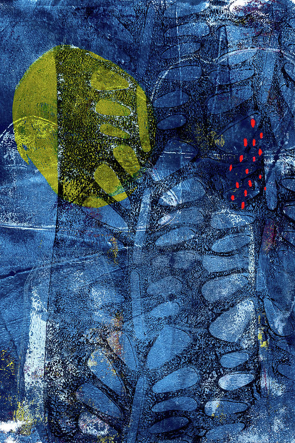 Blue Garden 2 Painting by Tonya Doughty