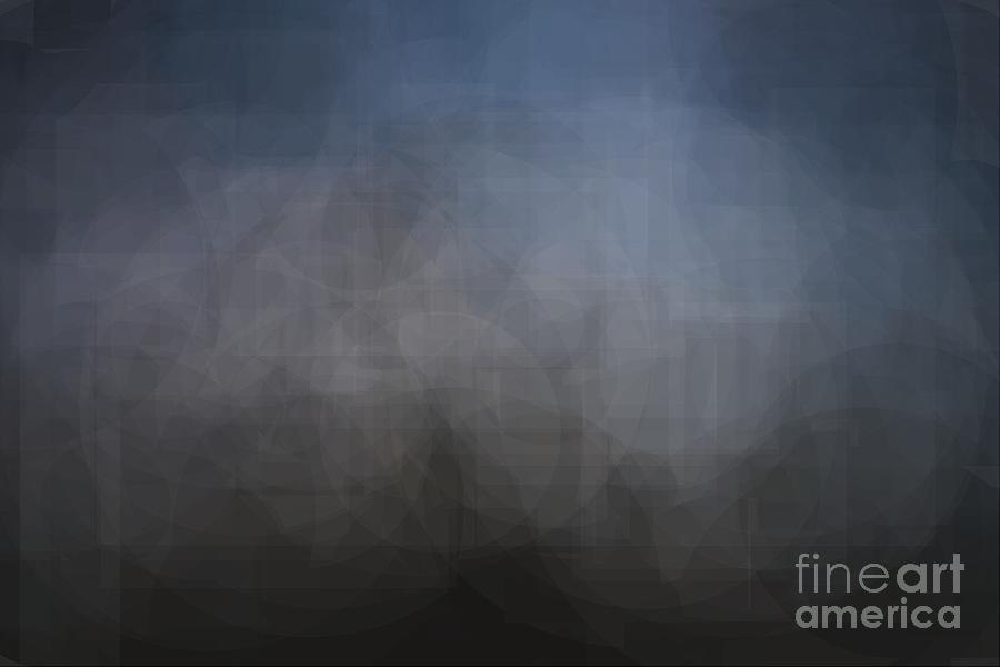 Blue gray abstract background with blurred geometric shapes. Photograph by Joaquin Corbalan