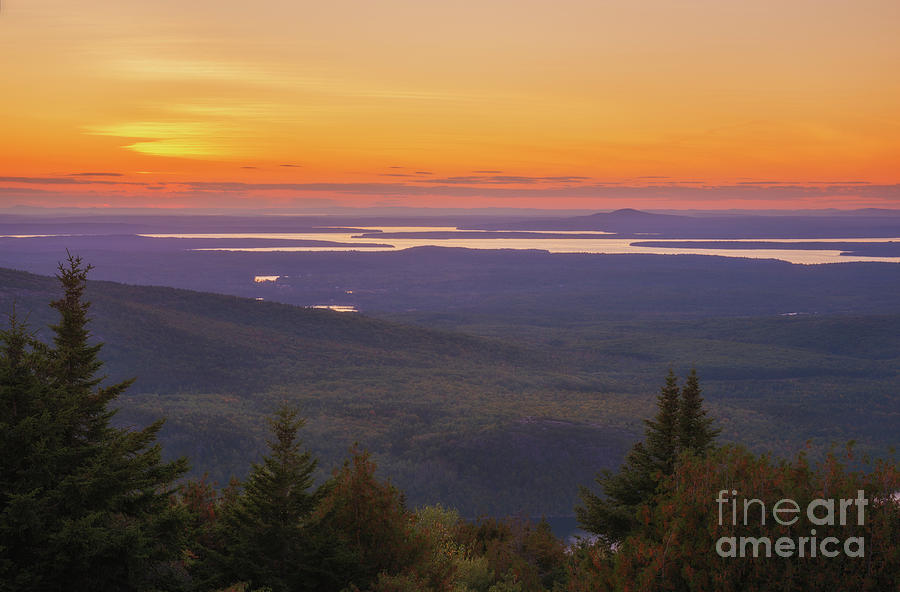 Blue Hill Sunset by Sharon Seaward Blue Hill Sunset by Sharon Seaward