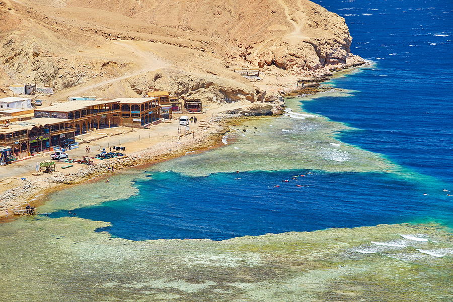 Landscape Photograph - Blue Hole, Dahab, Red Sea, Egypt by Jan Wlodarczyk
