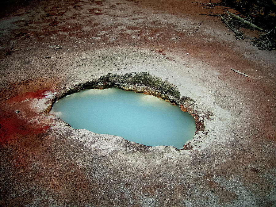 Blue Hot  Pool  - Yellowstone National Photograph by Adria  Photography