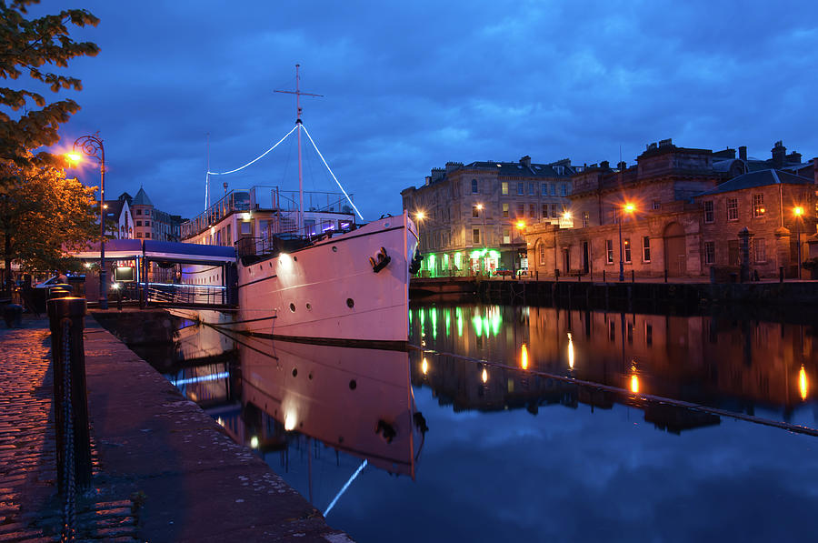Blue Hour At Leith Docks Photograph by Karsten May