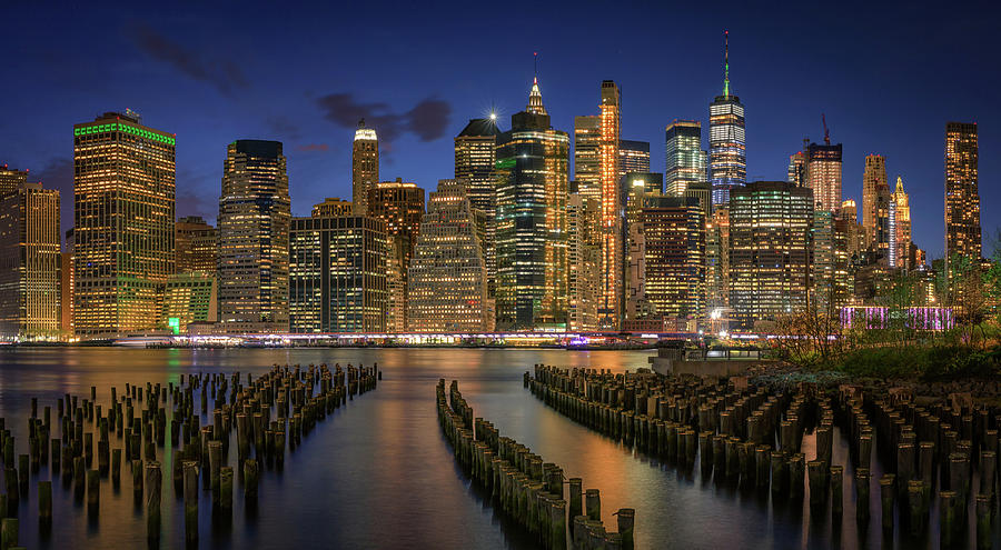 Blue Hour From Brooklyn Photograph by Kristen Wilkinson