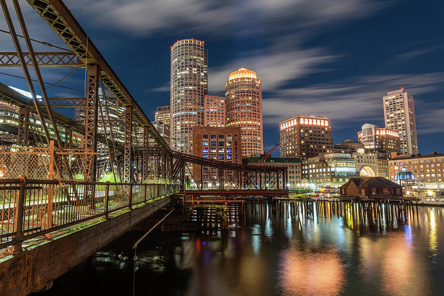 Blue Hour in Boston Harbor by Jesse MacDonald Blue Hour in Boston Harbor by Jesse MacDonald