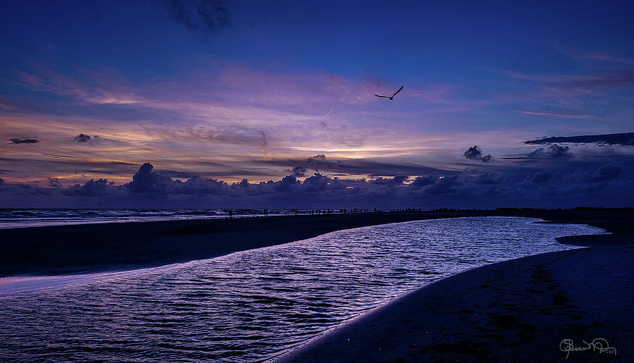 Blue Hour Lido Sunset Photograph by Susan Molnar