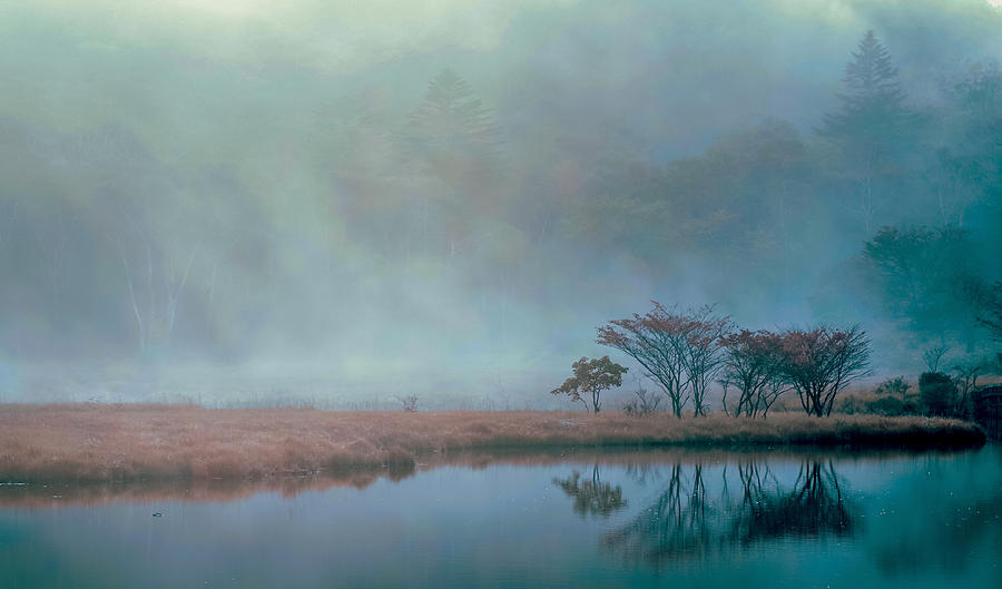 Japan Photograph - Blue Hour by Teruo Araya