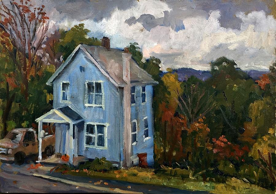 Blue House October by Thor Wickstrom Blue House October by Thor Wickstrom